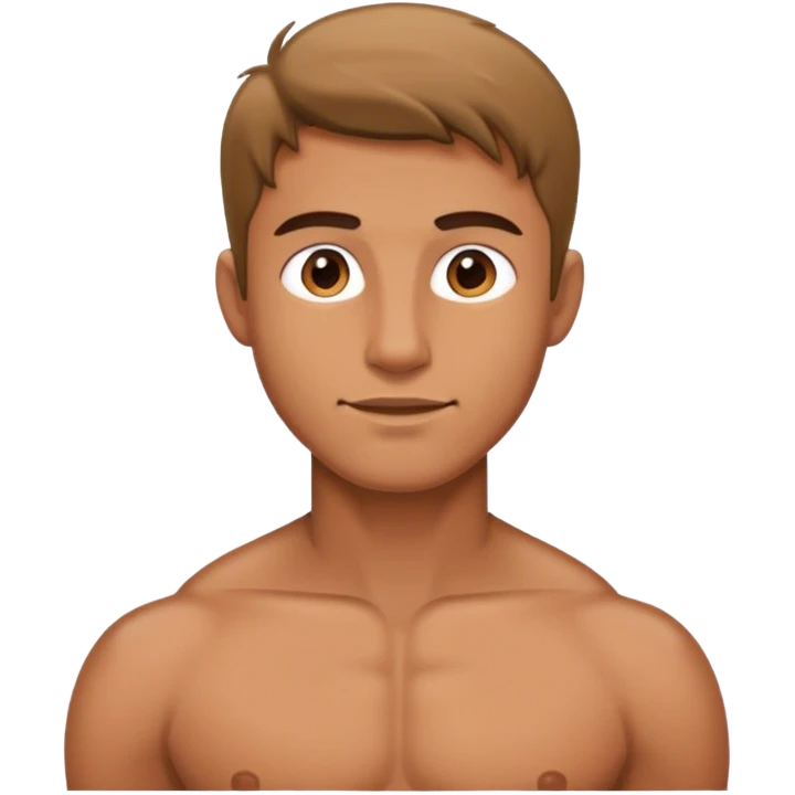 shirtless guy emoji