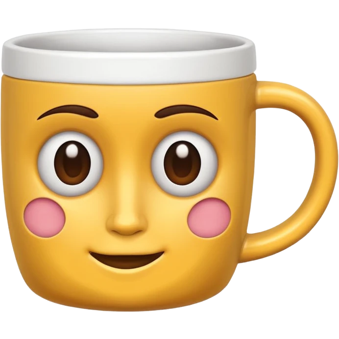 Crie uma caneca com rosto  emoji