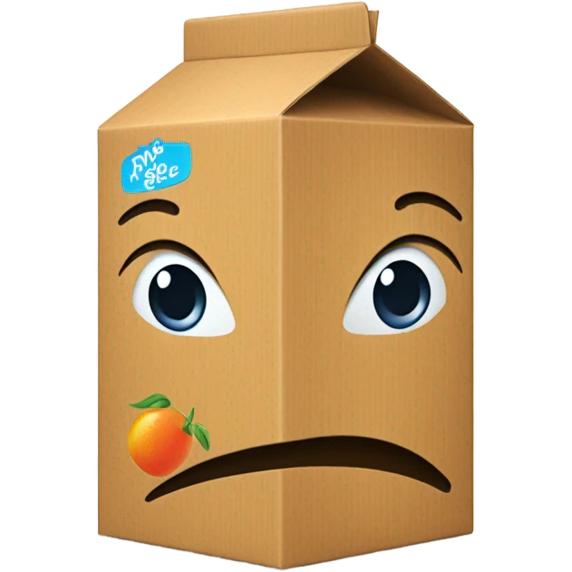 Juice cardboard emoji