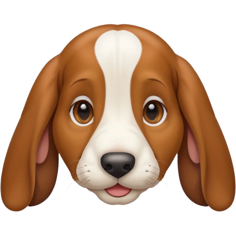 smile Basset Hound baby emoji