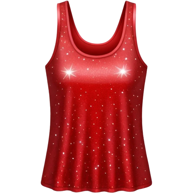 red glitter tank emoji