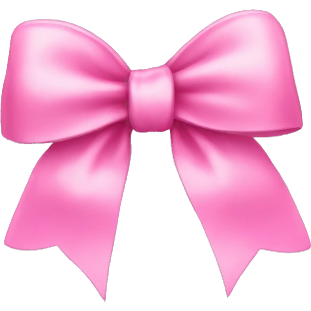 pink bow emoji