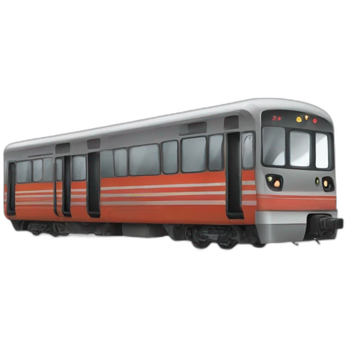 empty train on white background emoji | AI Emoji Generator