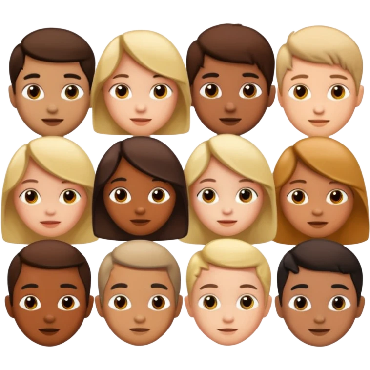 Enfants portrait  emoji
