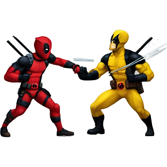 Deadpool vs Wolverine MCU emoji