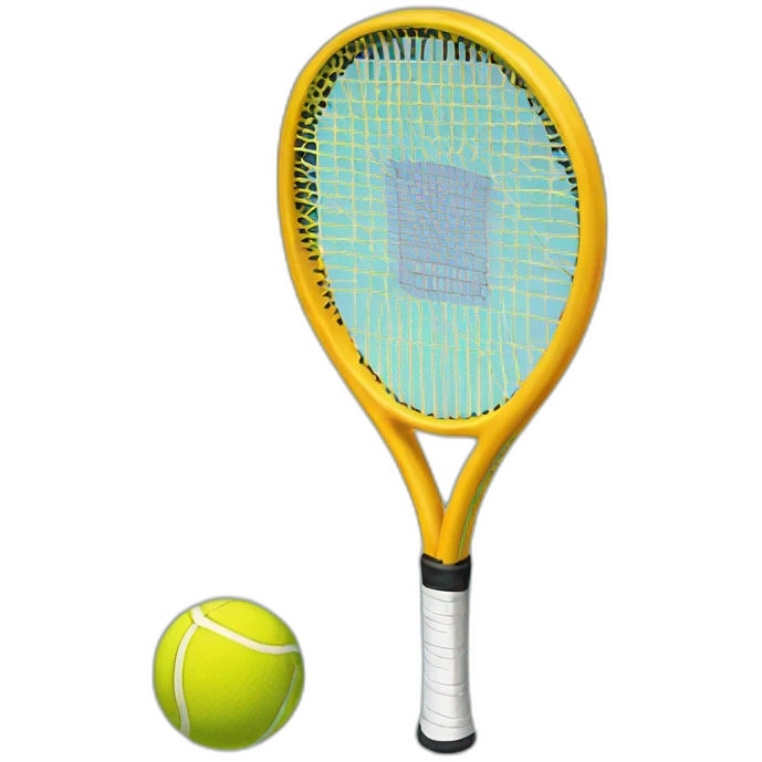 raquette de tennis emoji