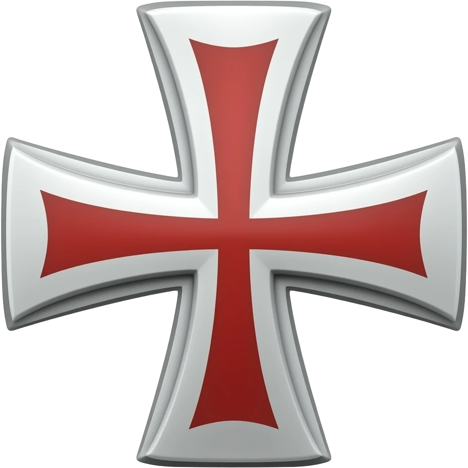 White templar cross emoji