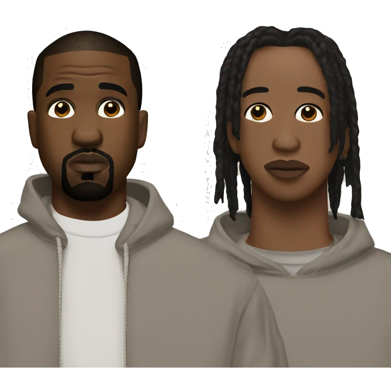 kanye west et travis scott emoji