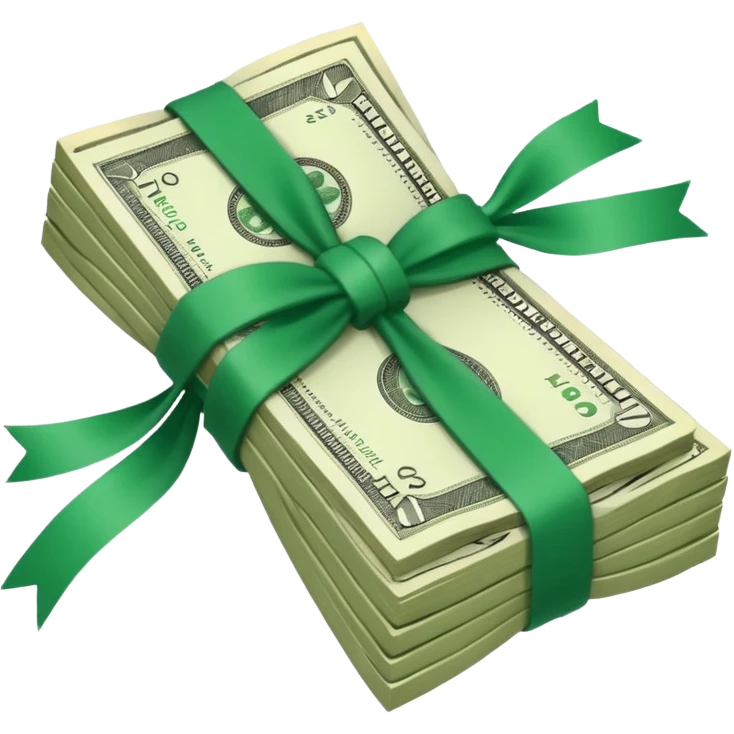 a bundle of money emoji