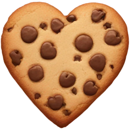 Cookie heart emoji