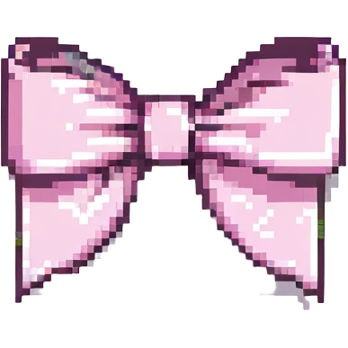 pink gothic bow emoji