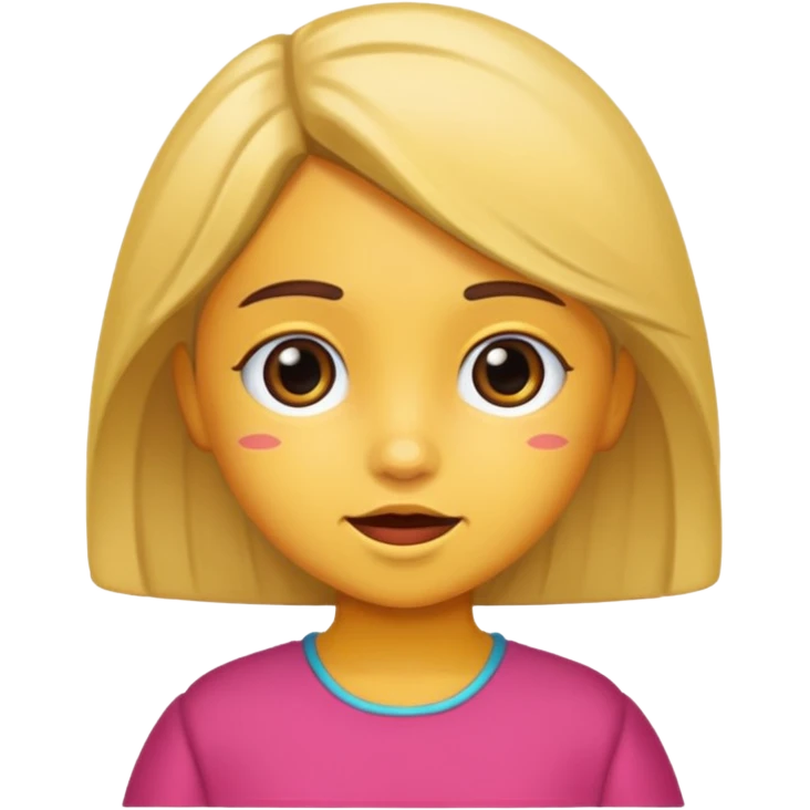 Niña orando emoji