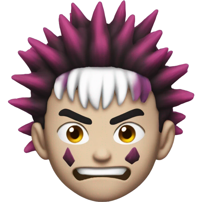 Exploding head katakuri emoji