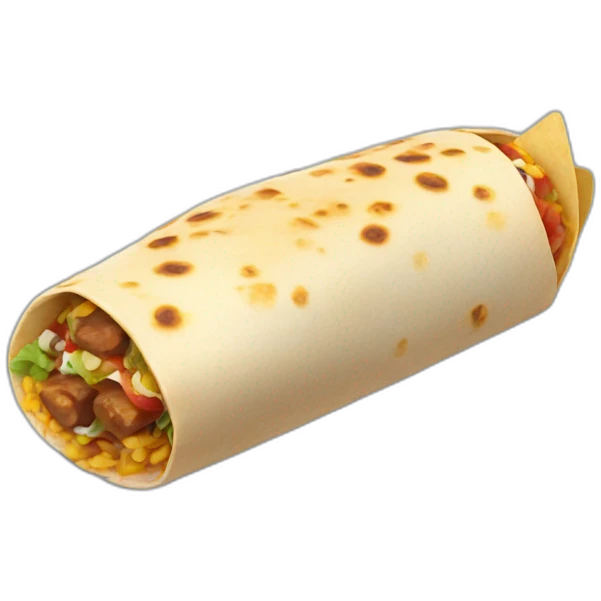 Burrito en vuelo emoji