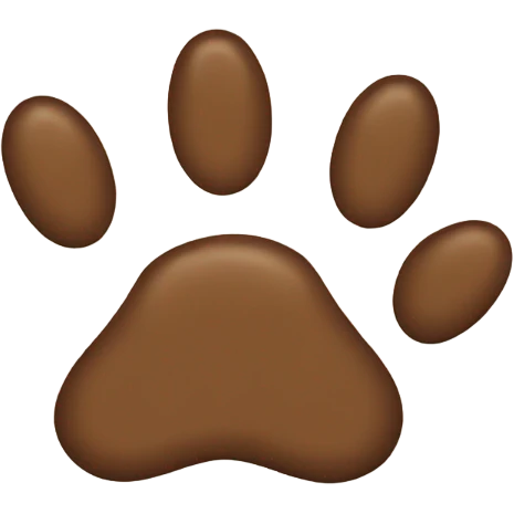 Dog paws emoji