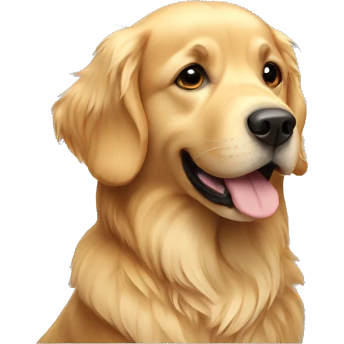 Golden retriever  emoji