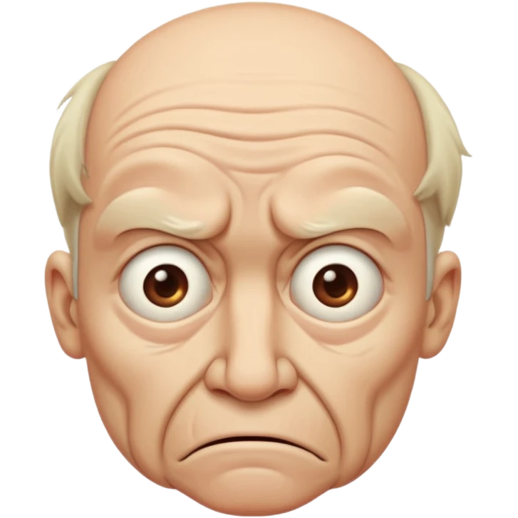 Disgusted face  emoji