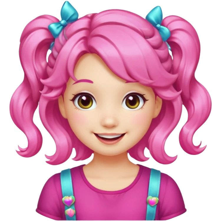 หน้า: กลมเล็ก
ตา: ใสประกายซน
แก้ม: ชมพูฉ่ำ
ปาก: ยิ้มกว้าง
ผิว: ใสฉ่ำ
ทรงผม: ลอนฟู / มัดแกละหลวม / ติดกิ๊บวิบวับ
✨ playful party girl
ขอสวยๆ emoji