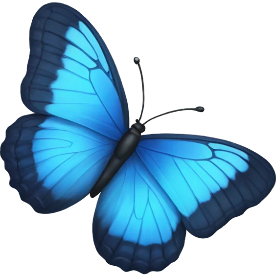 blue butterfly  emoji