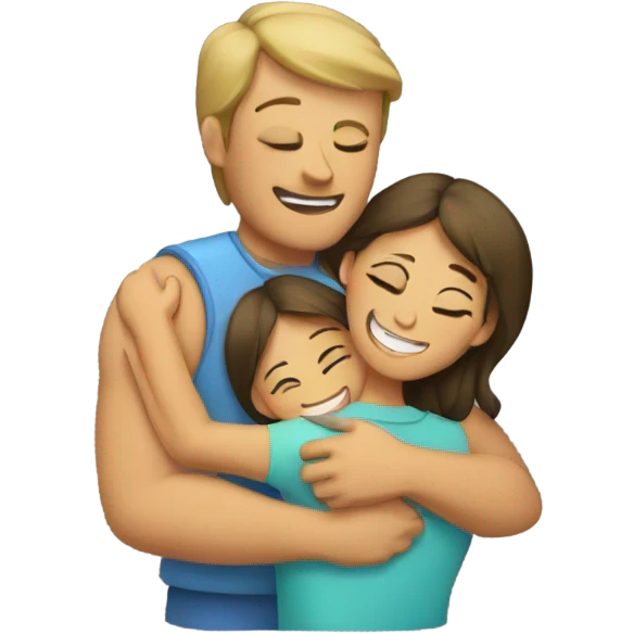 Family hug emoji