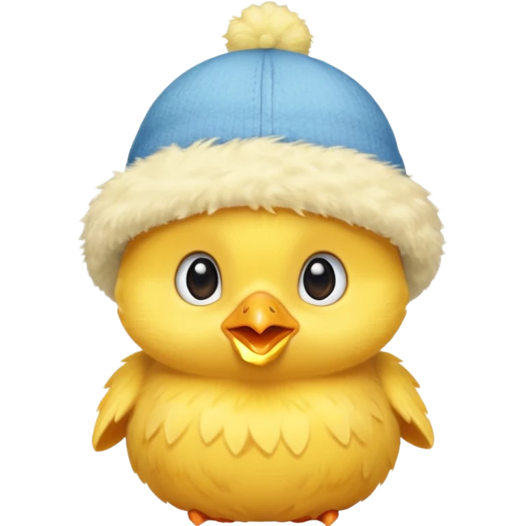 Chick in a hat emoji