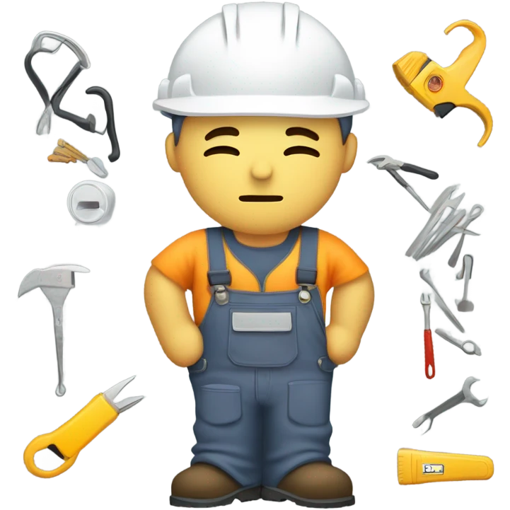 Electrician sleeping emoji