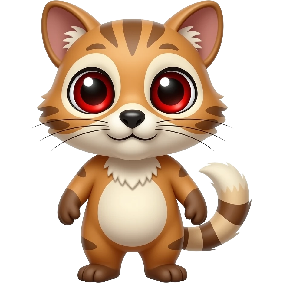 animal big red eyes emoji