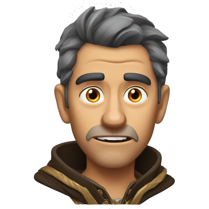Hawke with a wow surprised expression emoji