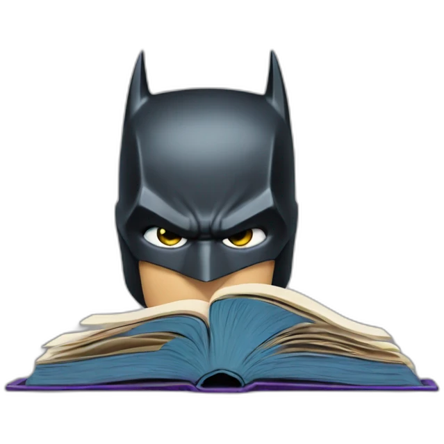 A batman book emoji