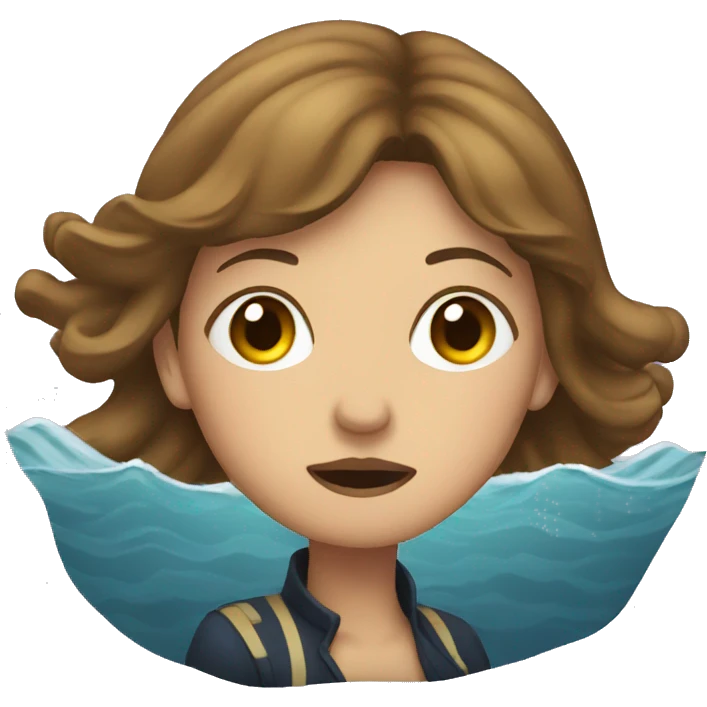 woman on sinking ship emoji