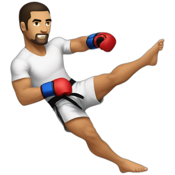 Middle kick mma emoji