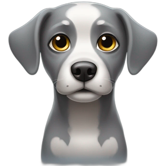 dark-grey-innocent-small-dog-with-nimbus-halo emoji
