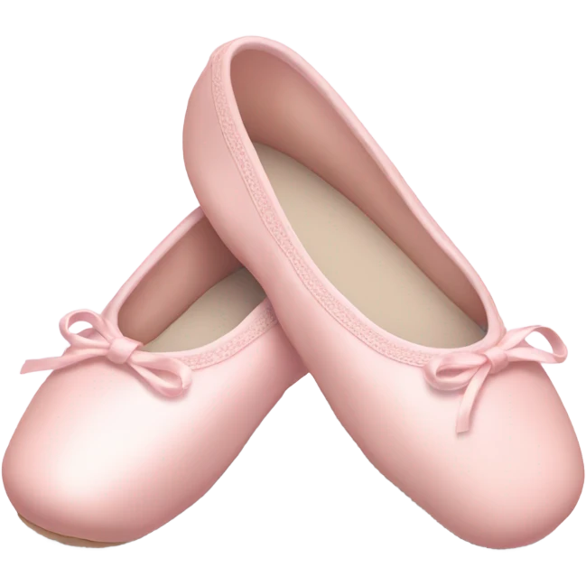 pastel pink ballet shoes emoji