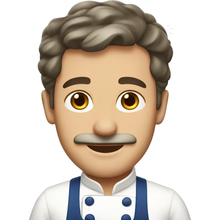 French Man inspired to cook ! emoji