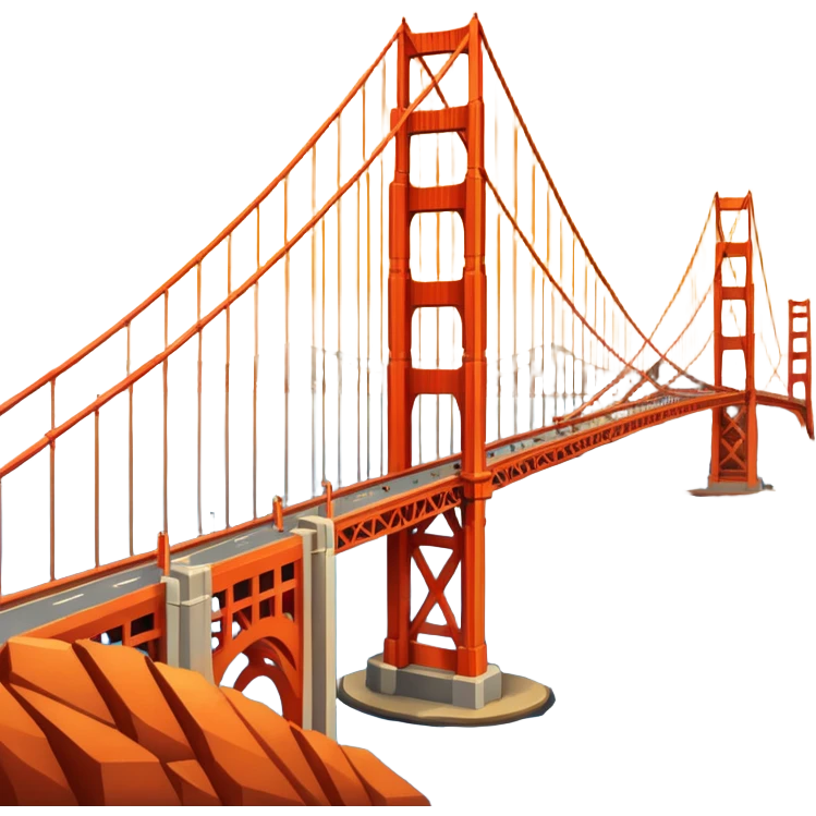 golden gate bridge emoji