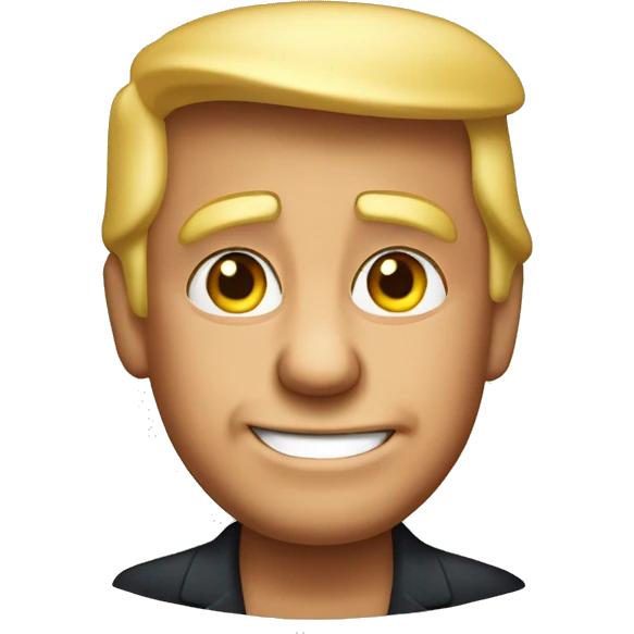 Donald trump winking emoji