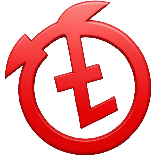 Negative symbol, minus sign, red emoji