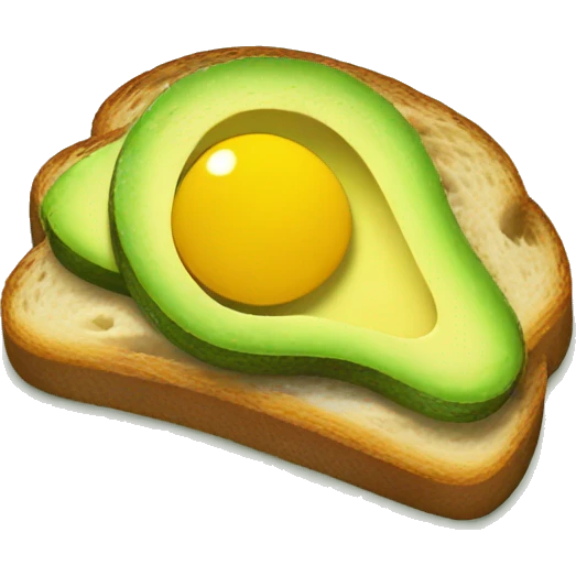 Avocado toast emoji