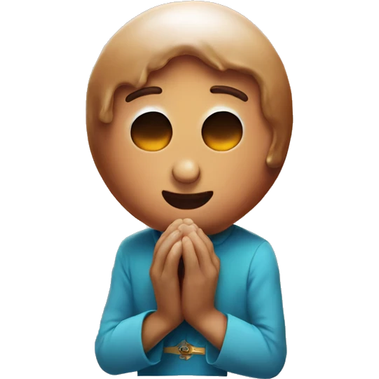Praying donut  emoji