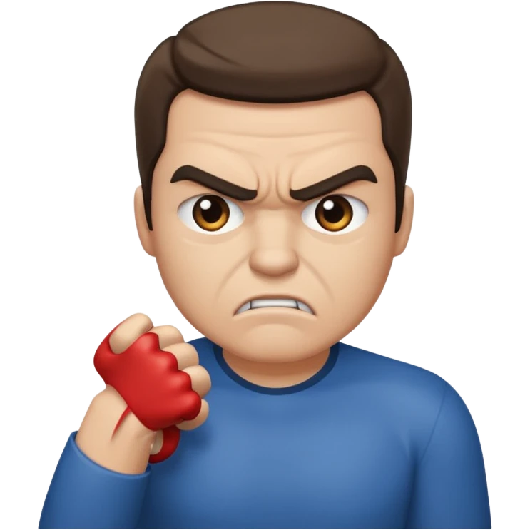 Angry fuck you emoji