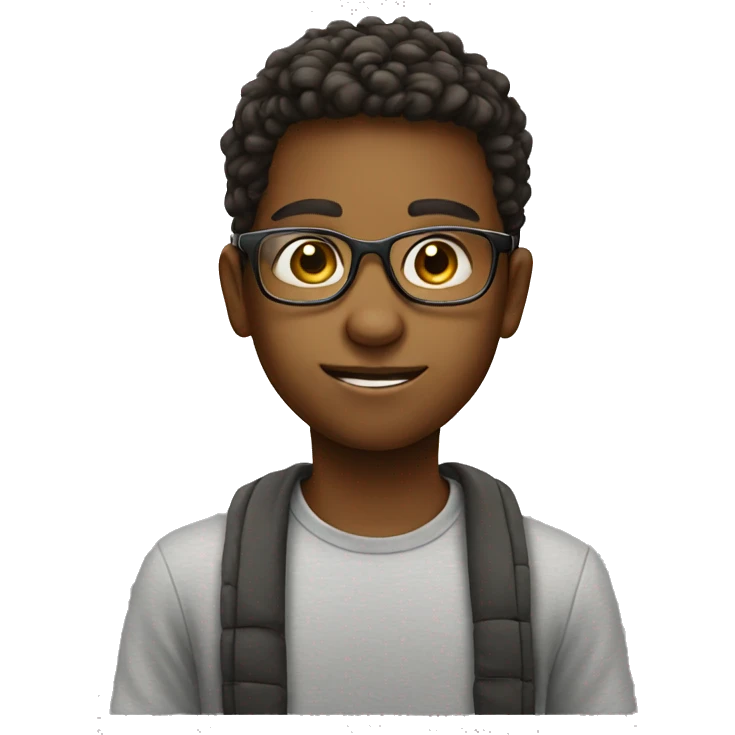 boy with eyeglas  emoji
