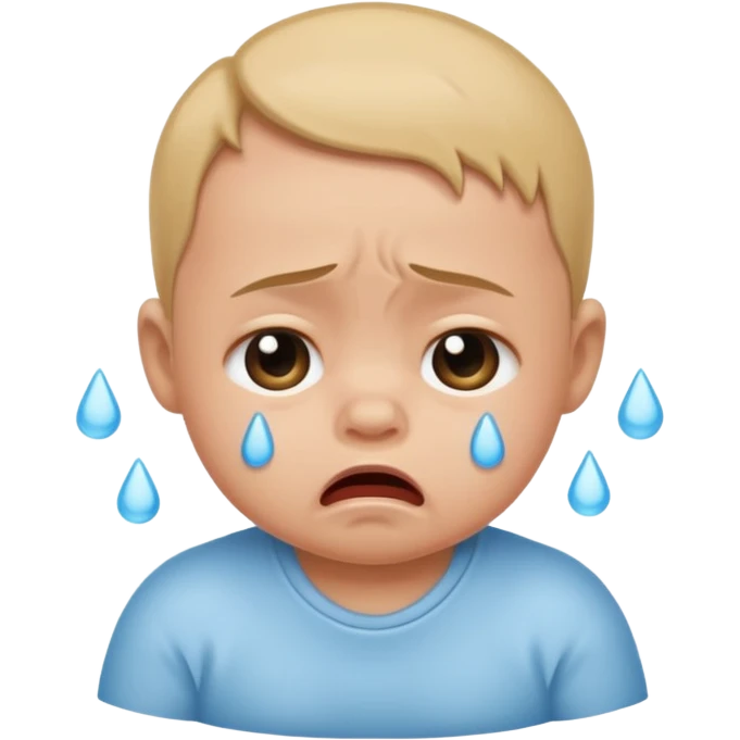 baby cry emoji