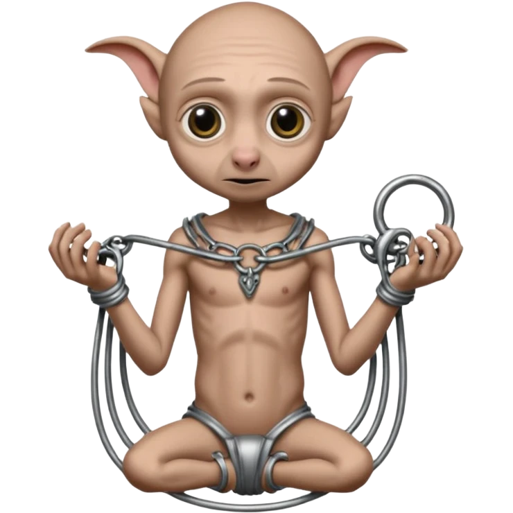 Dobby in chastity cage emoji