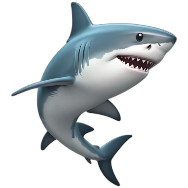 Shark dabing emoji