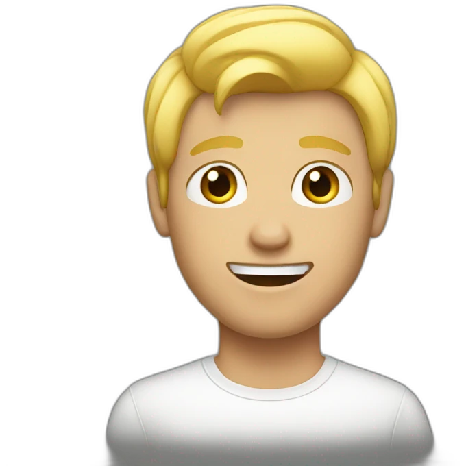 blond guy  emoji