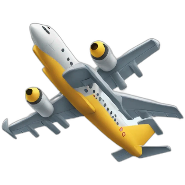 Airplane taking off emoji