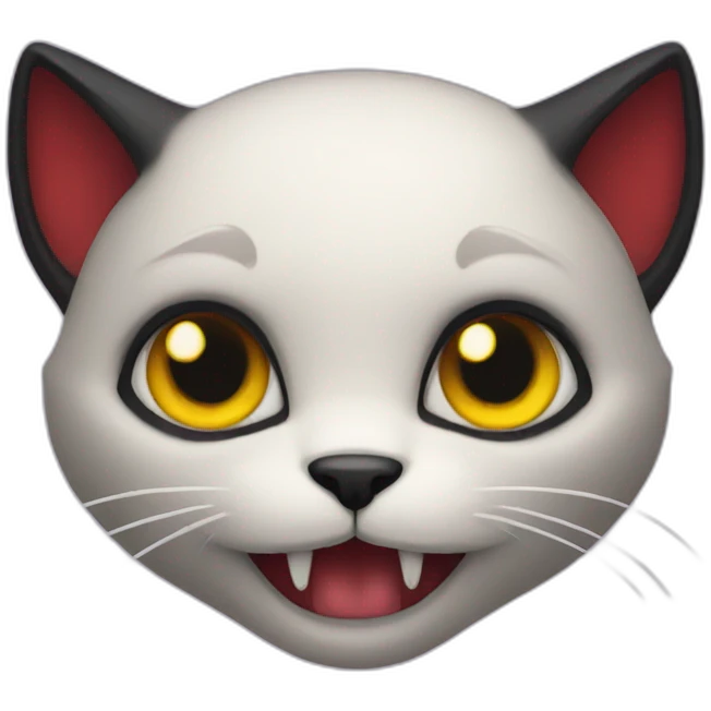 cat vampire emoji