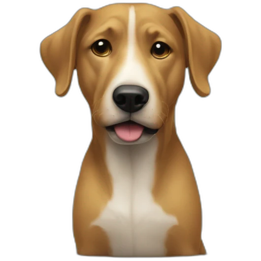 Un chien sur une tele emoji