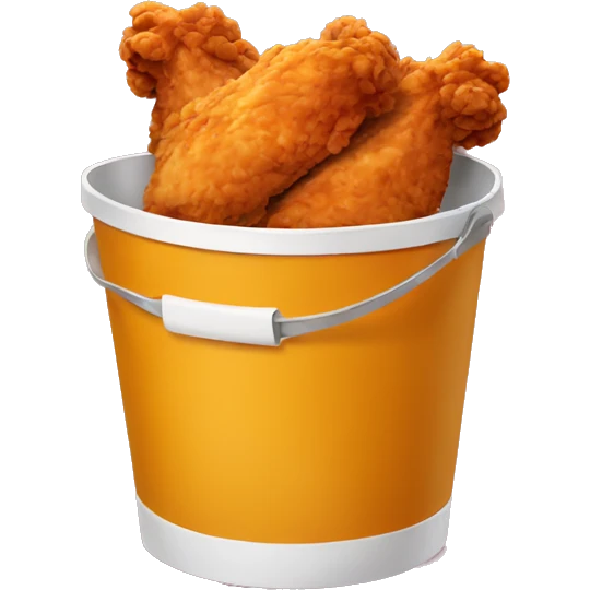 fried chicken bucket emoji