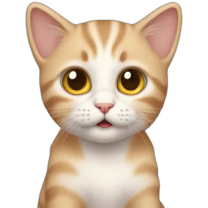 nervous kitten emoji